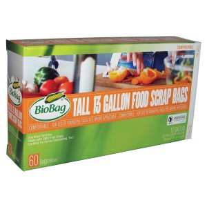 Tall 13 Gallon Food Scrap Bag 60 Count Packs