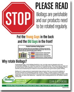 BioBag Bag Rotation Flyer